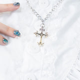 Dark Abyss Cross Detachable Collar