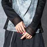 Dark Abyss Drape Cut-and-Sew Tee