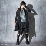 Dark Abyss Hooded Long Vest