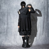 Dark Abyss Hooded Long Vest