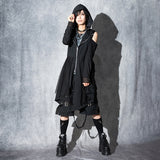 Dark Abyss Hooded Long Vest