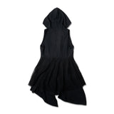 Dark Abyss Hooded Long Vest