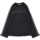 Chest-Lace Long-Sleeve Tee