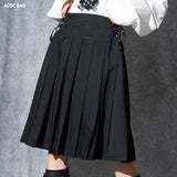Dark Abyss PU Wrap Skirt