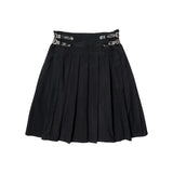 Dark Abyss PU Wrap Skirt