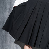 Dark Abyss PU Wrap Skirt