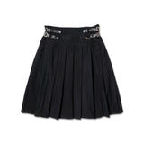 Dark Abyss PU Wrap Skirt