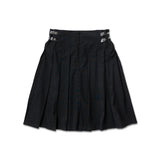 Dark Abyss PU Wrap Skirt