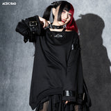 Dark Abyss Choker Sweatshirt
