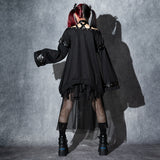 Dark Abyss Choker Sweatshirt
