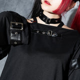 Dark Abyss Choker Sweatshirt