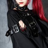 Dark Abyss Choker Sweatshirt
