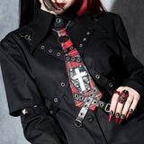Dark Abyss PUNKS Necktie