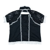 HEALING ♡ HEART LACE T-SHIRT PLUS SIZE