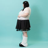 HEALING ♡ HEART LACE T-SHIRT PLUS SIZE
