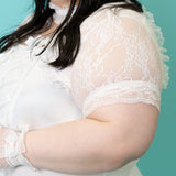 HEALING ♡ HEART LACE T-SHIRT PLUS SIZE