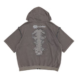 CRYPTID CORPSE ZIP HOODIE with Short Sleeves