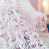 Hanyo Usagi Jumper Skirt White