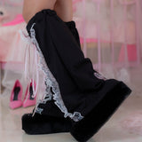 Hanyo Usagi Leg Warmers Black