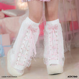 Hanyo Usagi Leg Warmers White