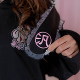 Hanyo Usagi Hoodie Black