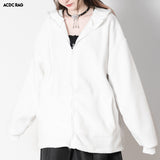 Fluffy White Hoodie