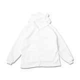 Fluffy White Hoodie