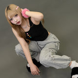 HEART BUTTON TANK TOP