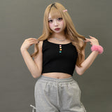 HEART BUTTON TANK TOP