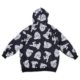 Bunny Dolls Zip Big Hoodie