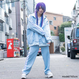 Blood Pack/Pill Bottle Jersey Jacket Pastel Blue (Men Ver.)