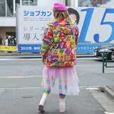 原宿 4 EVER ZIPパーカー (プラスサイズモデルVer.）