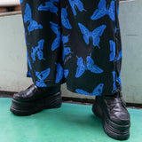 バタフライ ワイドパンツ (プラスサイズモデルVer.)