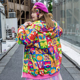 原宿 4 EVER ZIPパーカー (プラスサイズモデルVer.）