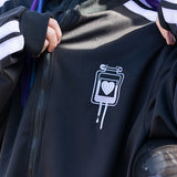 Blood Pack/Pill Bottle Jersey Jacket  Black (Men Ver.)