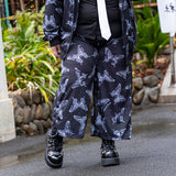 バタフライ ワイドパンツ (プラスサイズモデルVer.)