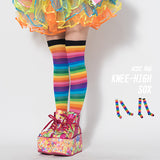 Rainbow Knee-High Socks