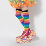 Rainbow Knee-High Socks