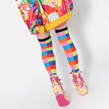 Block Knee-High Socks