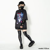 Cross Knee-High Socks