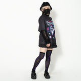 Cross Knee-High Socks