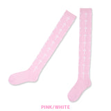 Cross Knee-High Socks