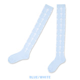 Cross Knee-High Socks