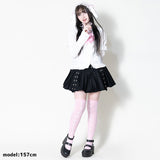Cross Knee-High Socks