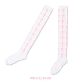 Cross Knee-High Socks