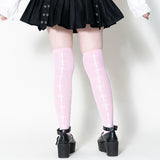 Cross Knee-High Socks