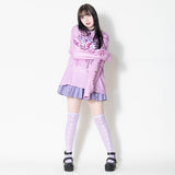 Cross Knee-High Socks