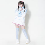 Cross Knee-High Socks