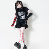 Cross Knee-High Socks