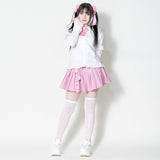 Cross Knee-High Socks